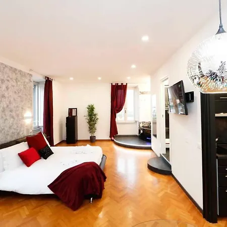 Black Enchanting Jacuzzi Trastevere Lejlighed Rom